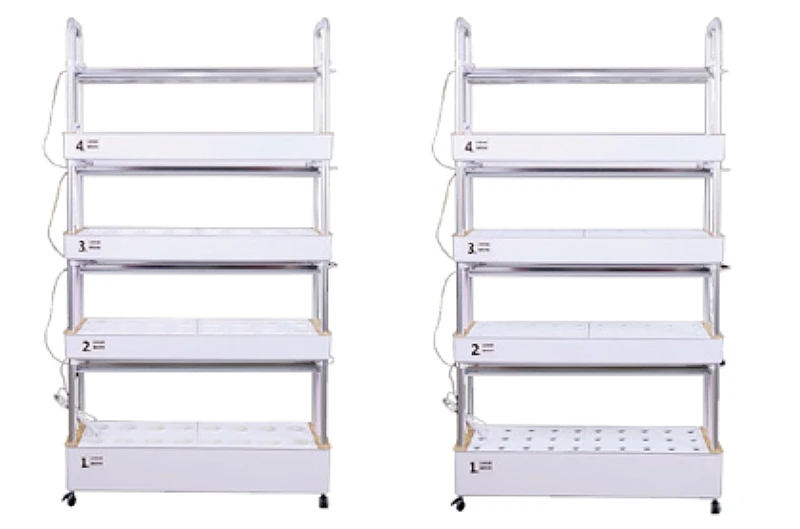 رف عمودي للزراعة الداخلية لآلة الزراعة المائية عالي الإنتاجية للدفيئة الذكية عموديًا #5