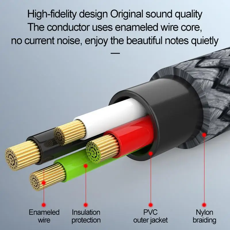Аудиоадаптер USB к 3,5 мм, разъем для внешней звуковой карты, аудиоадаптер, стереоконвертер, аудиокабель для наушников, ПК, ноутбуков, настольных компьютеров