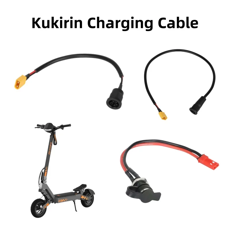 

For KuKirin Scooter Charing Port Charge Cable For G3 G3Pro G4 G2Pro G2 Max Scooter Charging Port Replacement Parts Accessories
