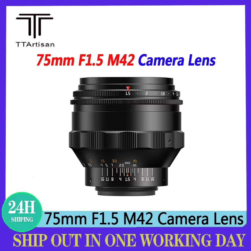 TTArtisan 75mm F1.5 M42: L’Obiettivo Manuale Full Frame Che Cambia il Gioco per Fotografi Professionisti e Appassionati