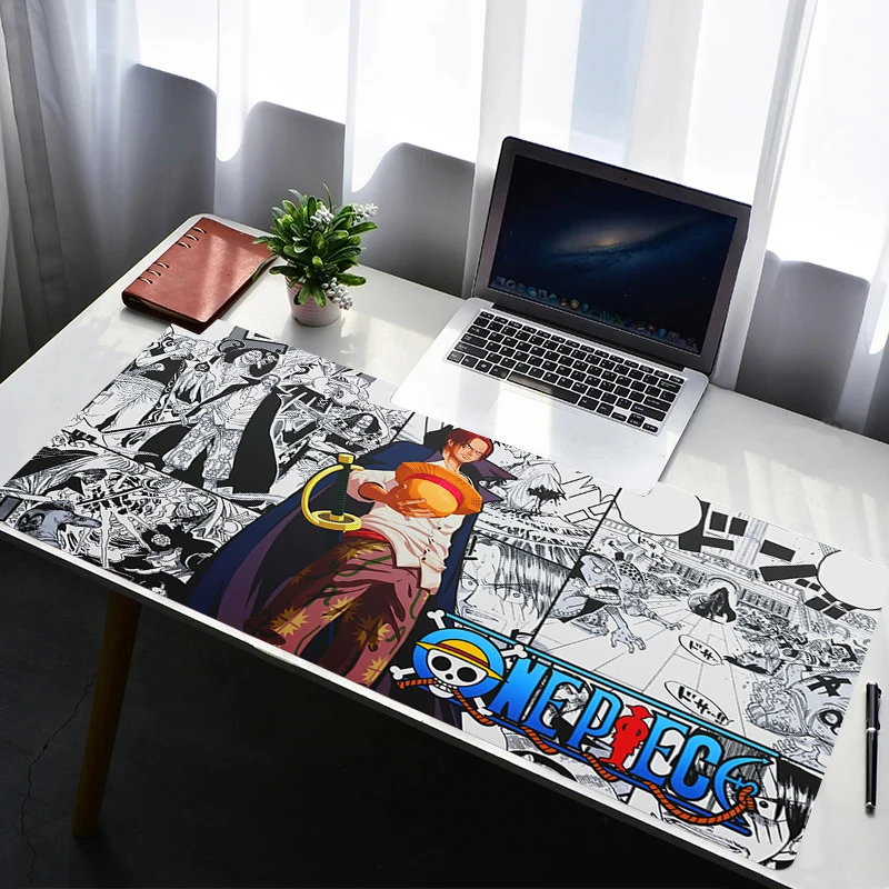 

Mouse Pad PC Non Slip Rubber Mousepad Laptop Gamer Cabinet Keyboard Pad Office Computer One Piece Shanks Gaming Desk Mouse Mat