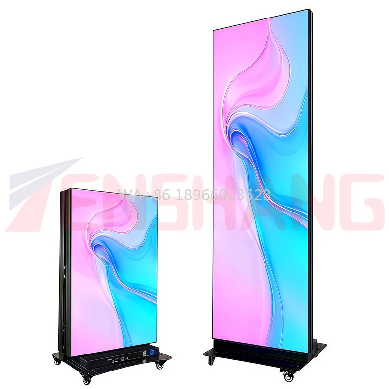

P1.25 P2 P2.5 Full Color Waterproof LED Video Wall Display Indoor Outdoor Foldable Advertisement Elevator Digital Signage