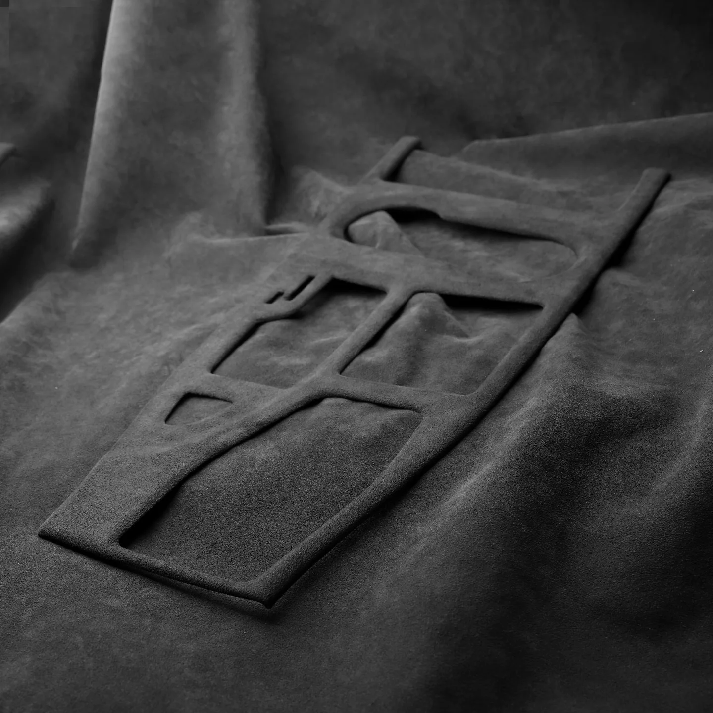 لكزس UX260h 2019-24 ABS الكانتارا إطار زخرفي لوحة التحكم المركزية #4