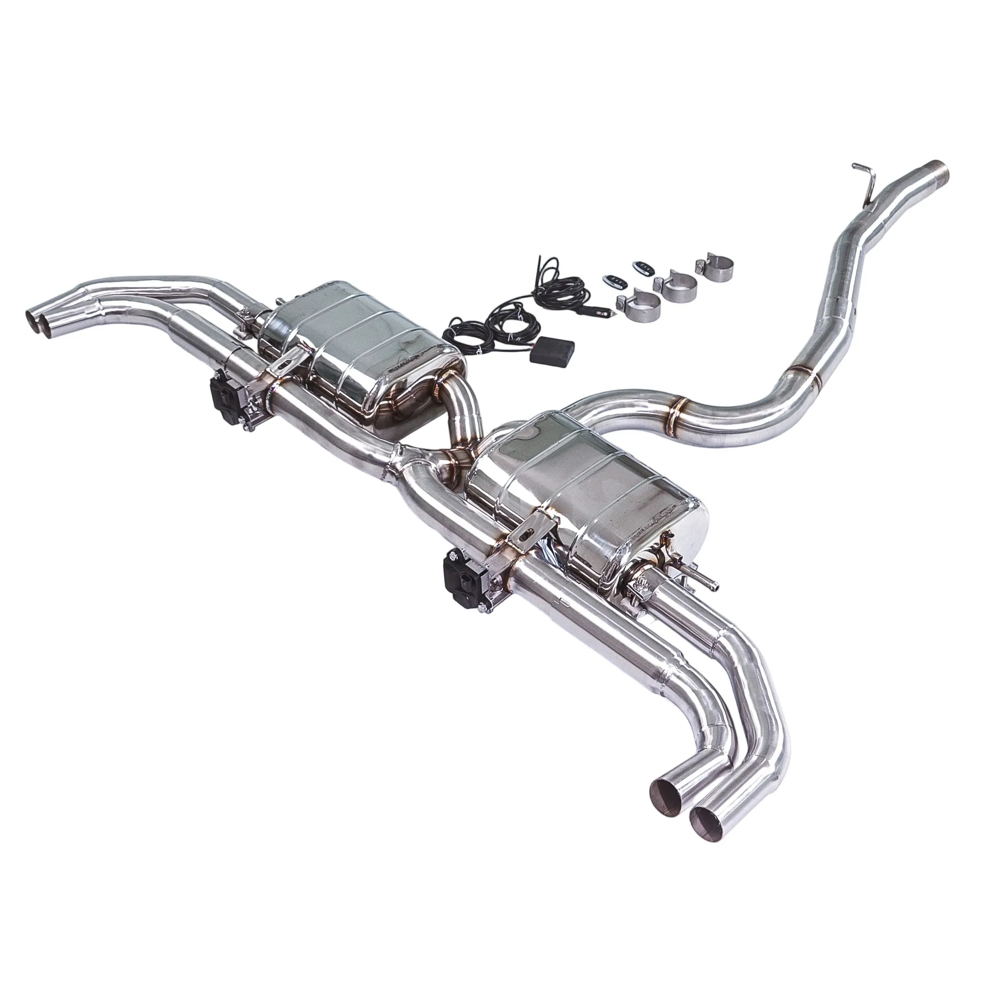 

GFC exhaust/For 2019-2024 Audi Q3 2.0T all-wheel-drive Catback valve performance Exhaust pipe four-out matching RS Q3 rear lip