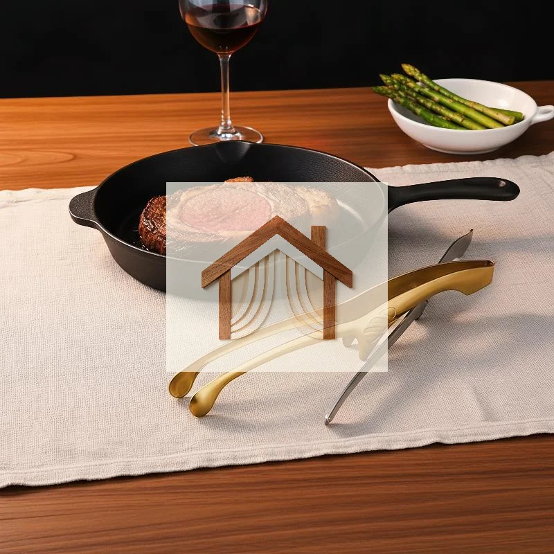 Stainless Steel Grill Tongs Non-slip Heat Resistant Food Grade for Korean Japanese BBQ Outdoor Grilling Kitchen Serving
