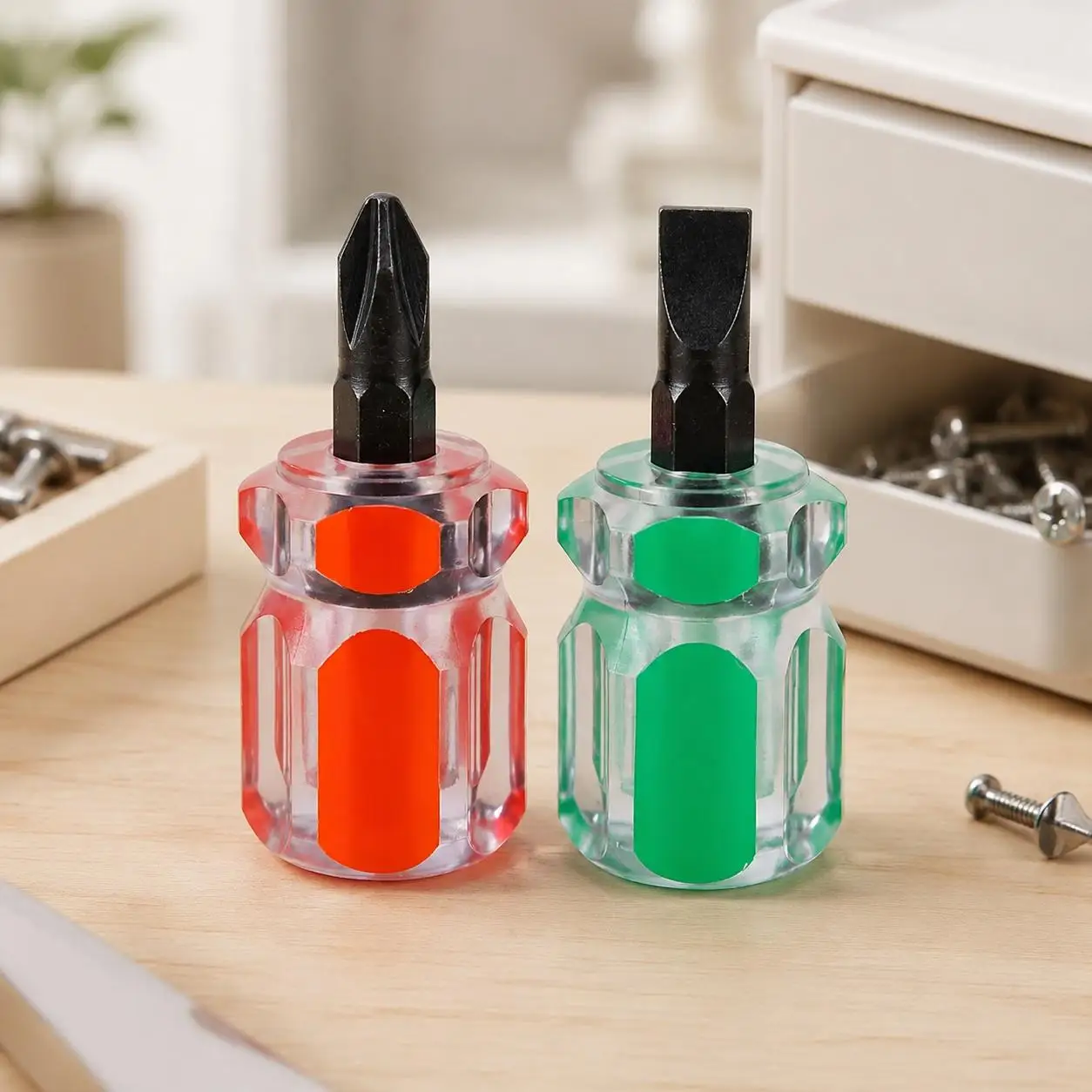 Mini Portable Precision Screwdriver Set with Transparent Handle for Watch Repair Electronics DIY Jewelry Glasses Computer Home Repair Tools Compact Multifunction Handheld Screwdriver Kit Fine Tip Small Screwdrivers for Tiny Screws
