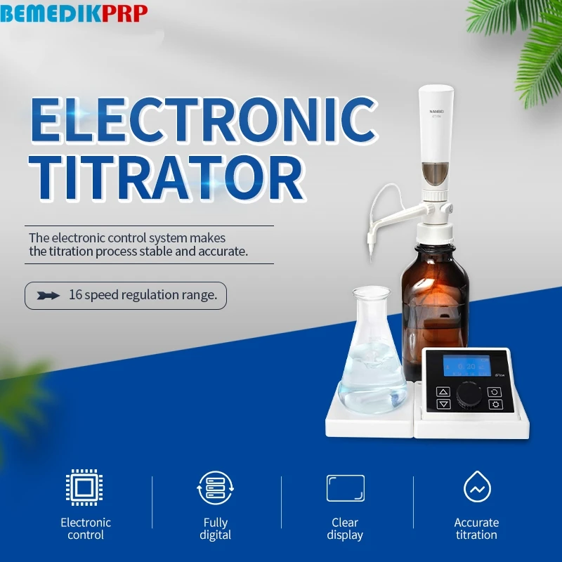 DFlow 10ml  Liquid Handling Laboratory Electronic Digital Bottle Top Dispenser Pipette