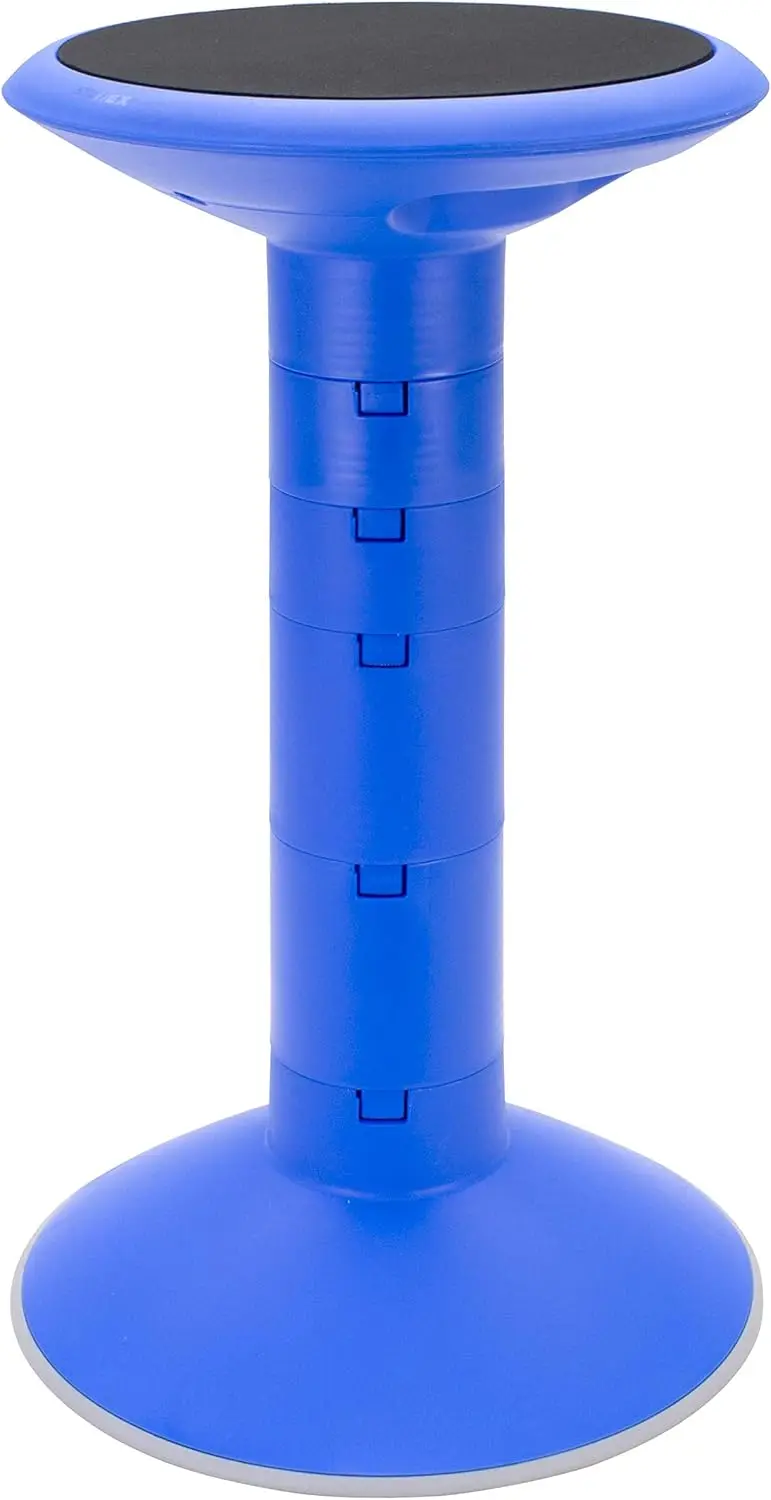 

Active Tilt Stool – Ergonomic Seating For Flexible Office Space And Standing Desks, Adjustable 12-24 H Height, Blue