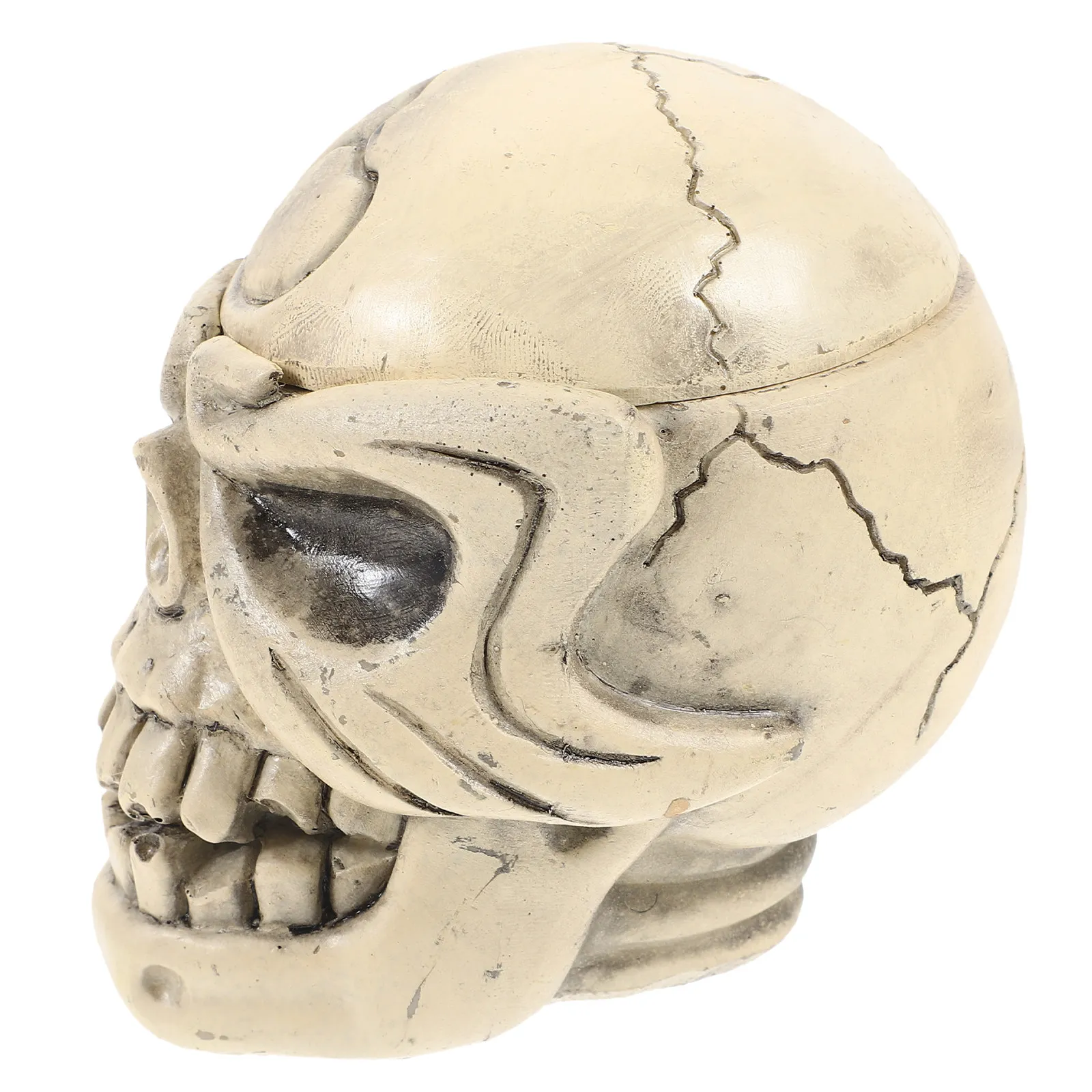 Sturdy Skull Ink Cup Holder for Tattoo Pigment Caps Color Rack with Cover Leak Proof Secure Storage Creative Art Supply