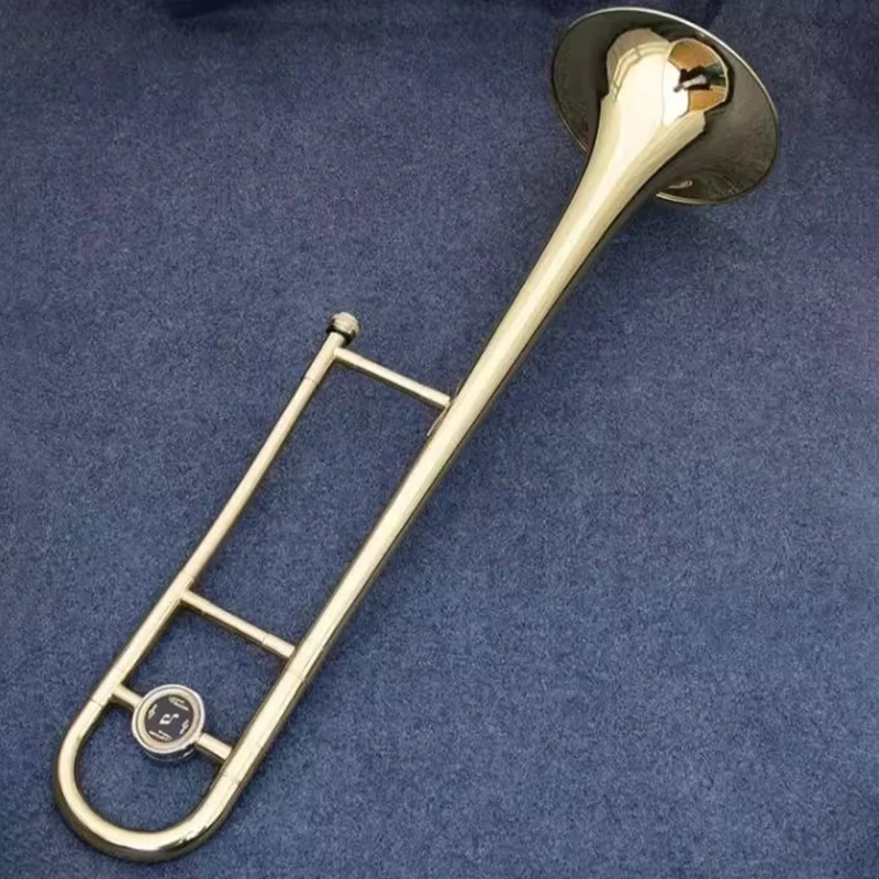 Alto Trombone Band Performance Trombone Adult Children Learning Practice Trombones Lacquer Gold Brass Instruments for Beginner