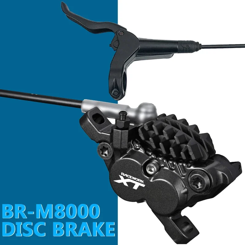 Bicycle Hydraulic Disc Brake M8000 Left Front  Right Rear 800/1550mm MTB AM FR Mountain Bike Oil Disc Brake 26 27.5 29