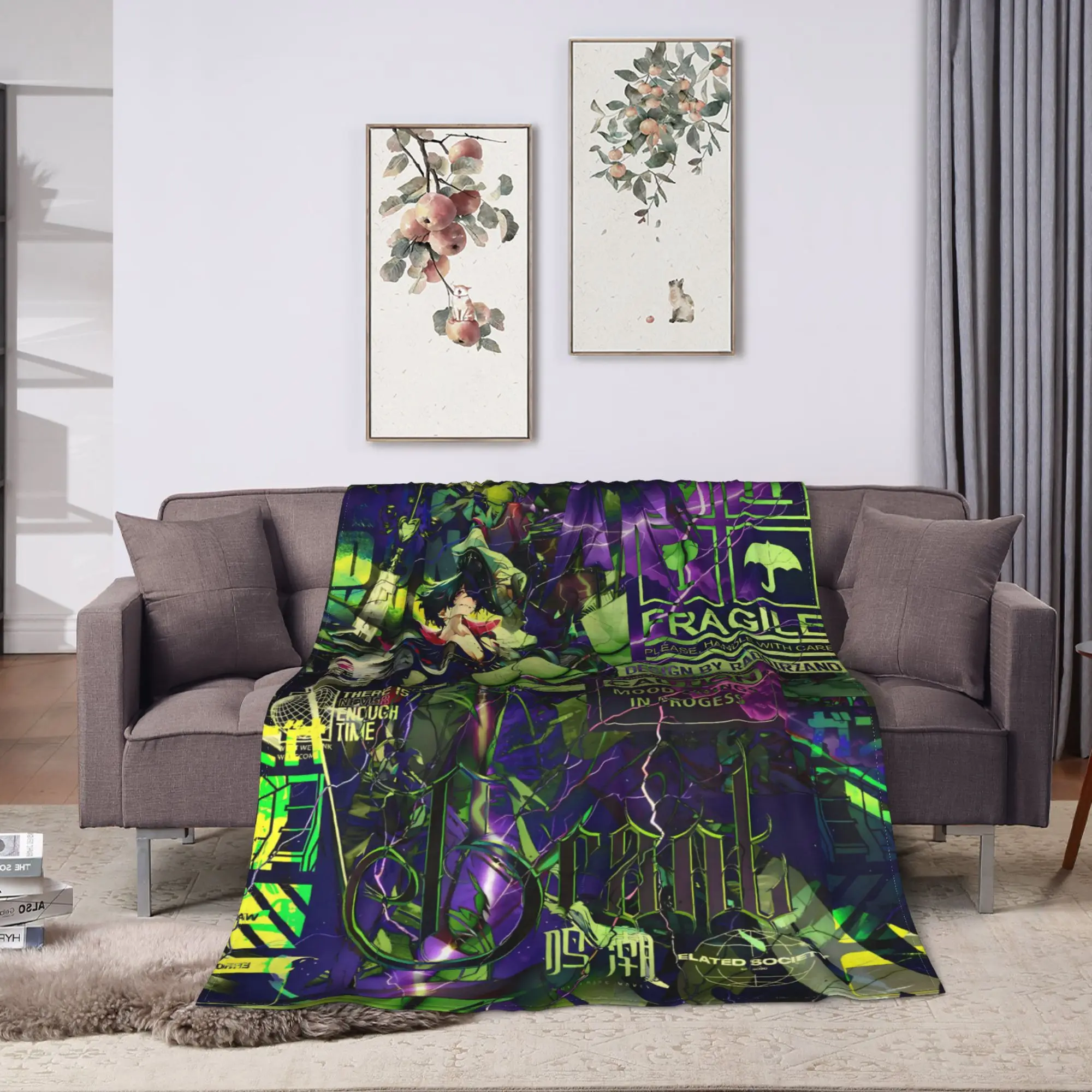 Brant  Wuthering Waves Warm Blanket  Travel Office Plush Throw Blanket Street Trend Couch Chair Flannel Bedspread Sofa Bed Cover
