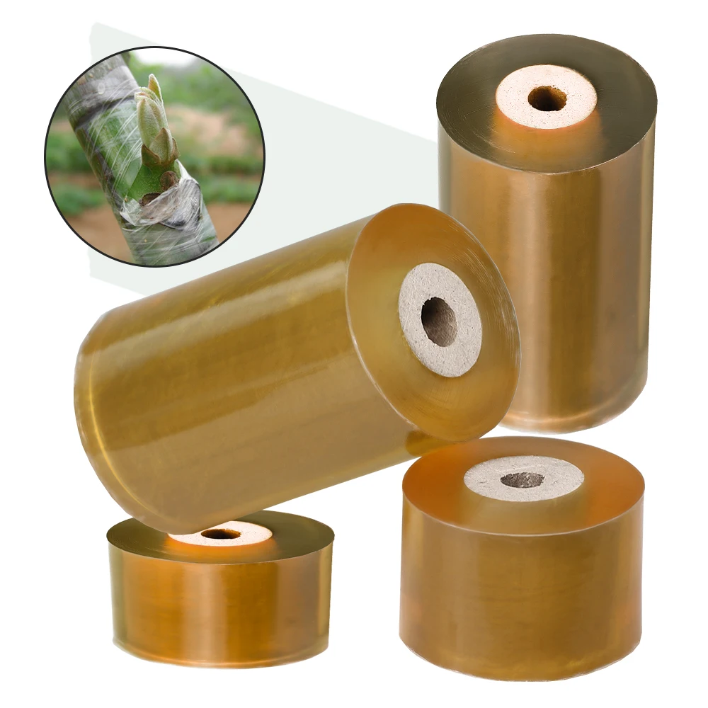 Stretchable Garden Grafting Tape Plant Repair Budding Tape Pruning Fruit Trees Graft Clear Film Moisture-proof Film 2-10CM Width