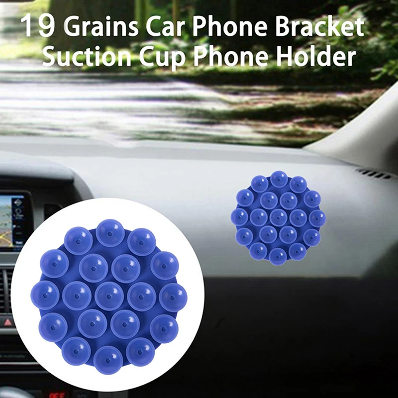 Double Side Silicone Suction Pad For Mobile Phone Fixture Suction Cup Backed Adhesive Rubber Sucker Pad For Fixed Pad image 2