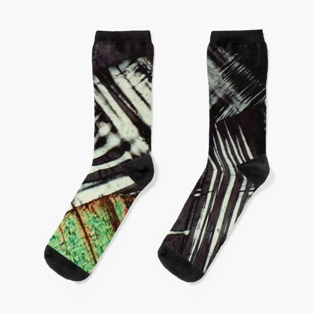 

Twinned Feldspar & Blocky Biotite - Mineral Art Socks golf Christmas luxury christmas gift Socks Women's Men's