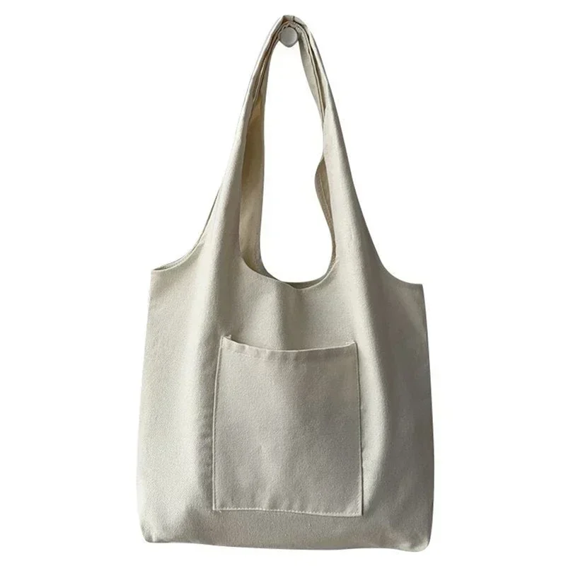 HHB01-Bolso de lona para mujer, bandolera informal, ecológico, de almacenamiento ambiental