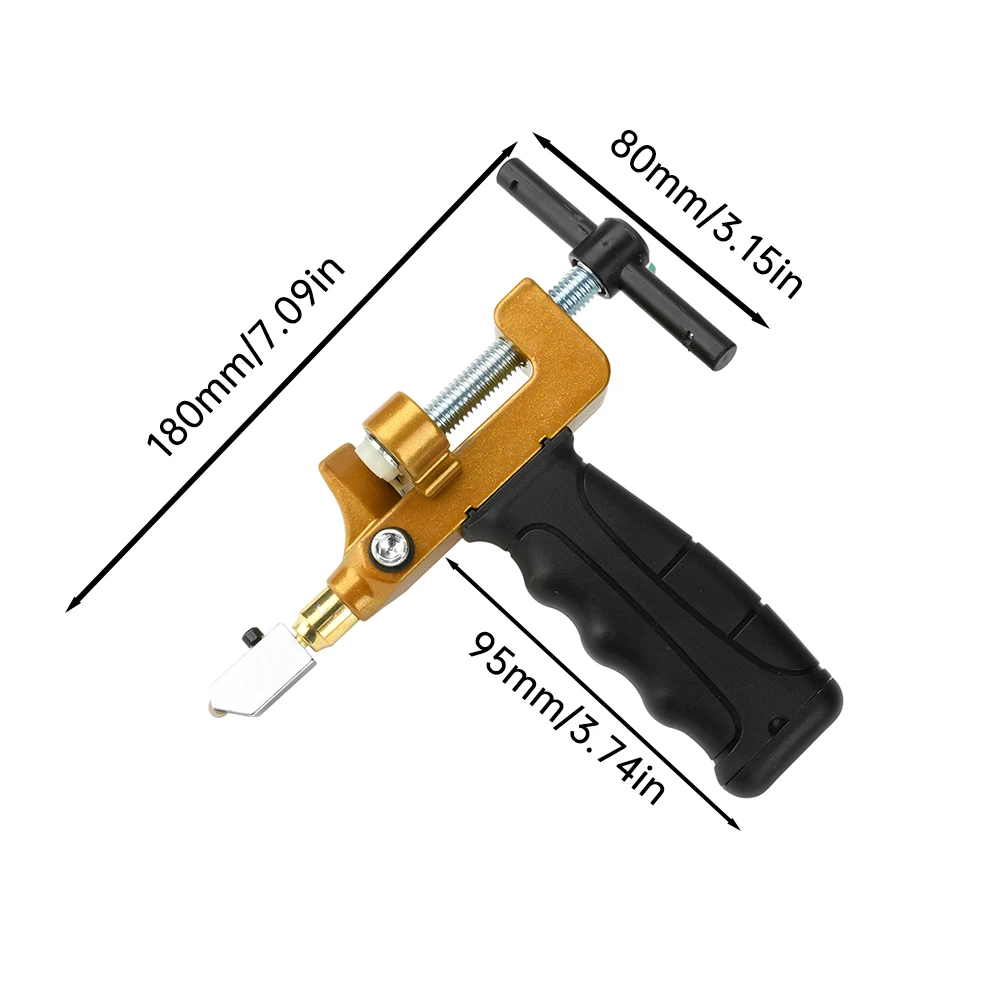 High Quality 2 in 1 Diamond Tile Glass Cutter Professional Ceramic and Porcelain Cutting Manual Multifunction Hand Tool Home DIY