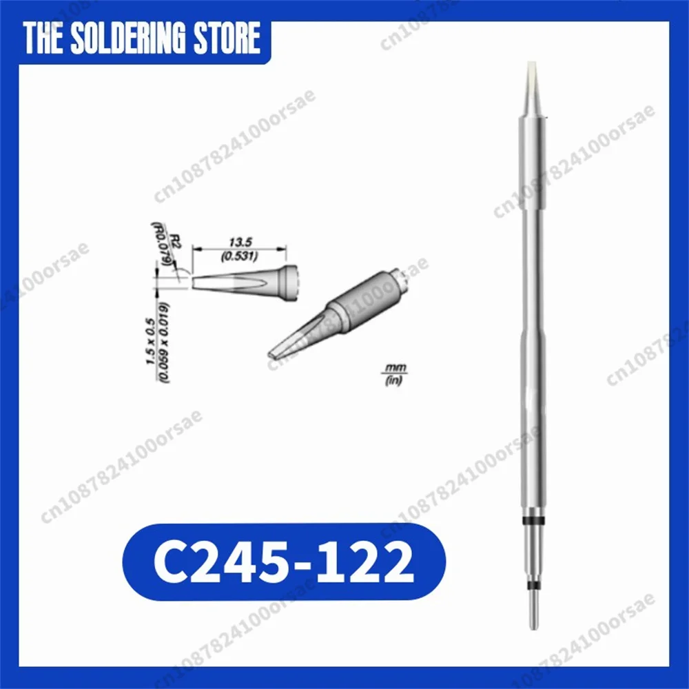 C245 122 Cartridge for JBC SUGON AIFEN A9/A9pro T245 Soldering Handle, жало C245 Tip Replacement Accessory Tool