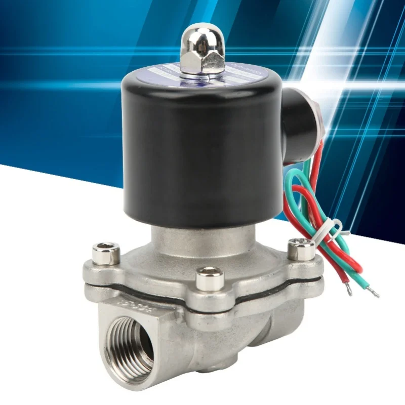 

Solenoid Valve DirectActing Stainless Steel Normally Closed Industrial Supplies 2W16015B(AC 110V )
