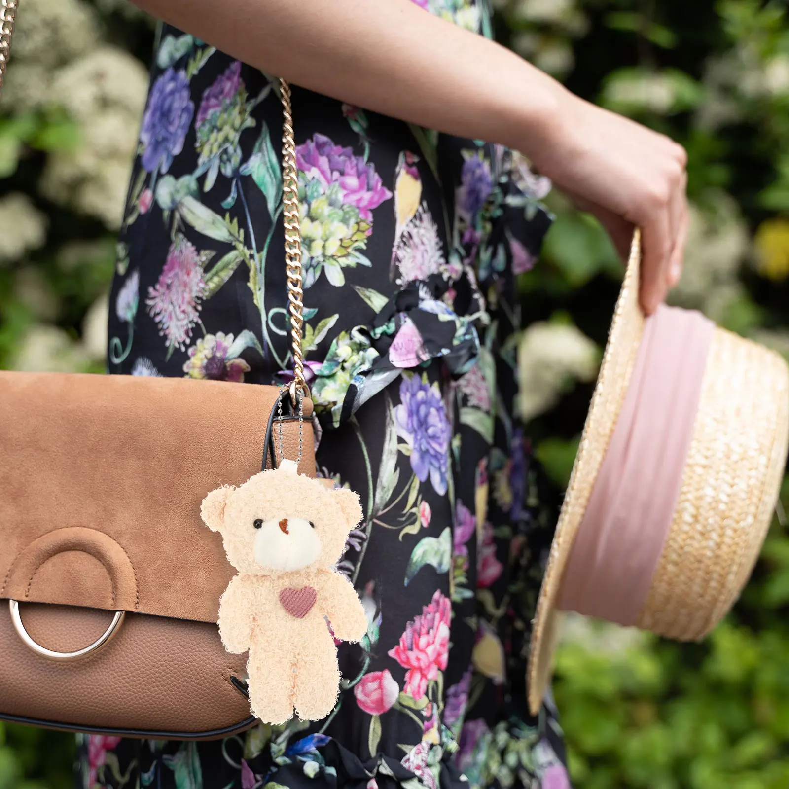 

12Pcs Keychain Decor Squeezable Comfort Pendant for Bag Backpack Accessory Strong Stitching Unique Gift for Christmas