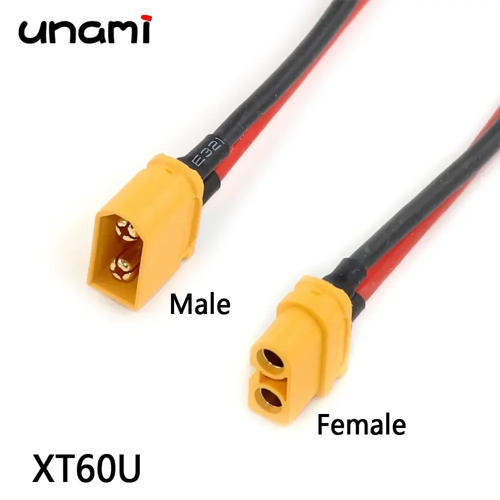 XT30U XT60H XT90 ذكر موصل سالب التوصيل مع 18/16/14/12/10AWG سلك السيليكون 10/20/30 سنتيمتر ل RC كابل البطارية طائرة بدون طيار FPV