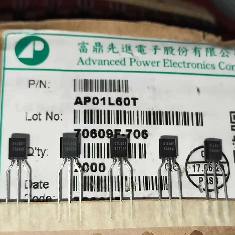 10pcs-50pcs AP01L60H TO252 AP01L60J TO251 AP01L60T TO92  N-Channel Enhanced Power MOSFET