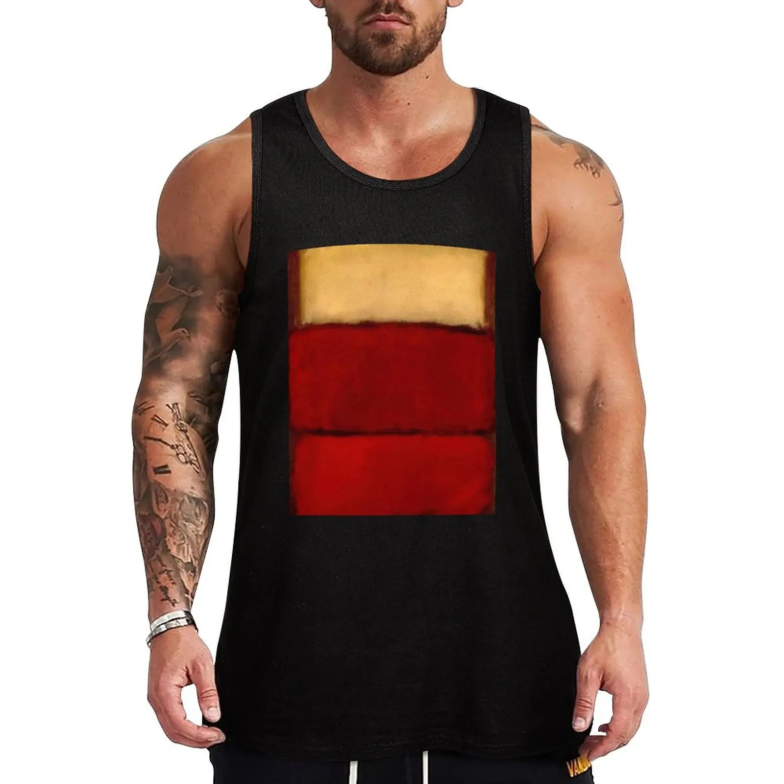 

Mark Rothko - Red - 1964 Tank Top Men's sleeveless gym shirts Man sleeveless shirt bodybuilding for men gym for men