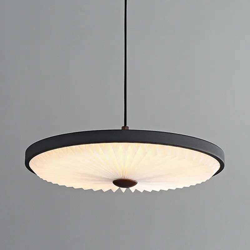 

Klint Soleil Pendant Lamp Modern Restaurant disc hanging light Grade Black and White Pleated Bar Bedside kitchen island lights