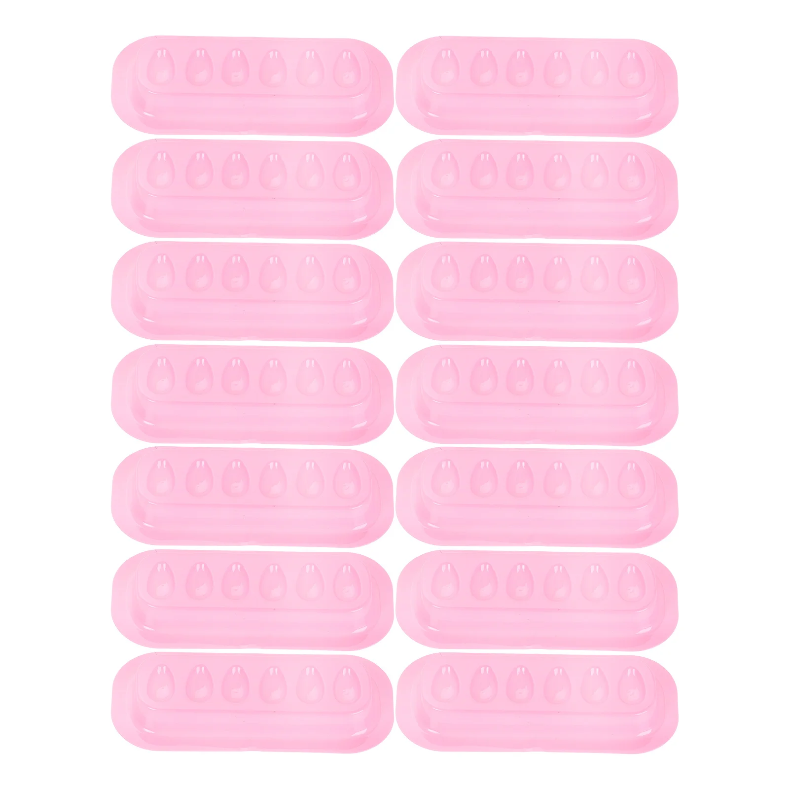 

100Pcs Lash Extension Glue Holders False Eyelash Glue Cups Plastic Trays Lash Artist Tools Adhesive Containers for Salon Makeup