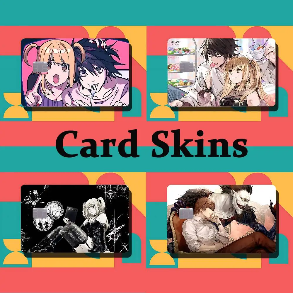 

Anime Cool H-Death Note-S Credit Debit Card Film Skin Sticker Credit Card Skin Stickers For Bank Card Bus Metro Sticker Wat