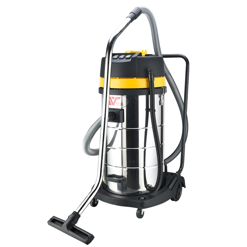 100L industrial bucket vacuum cleaner, factory workshop, car washing yard, high-power wet and dry dual-purpose