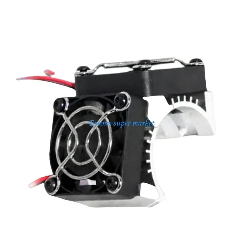 090B Geluidsarme koelventilatorkits Dubbele ventilatorontwerp koellichaam voor 1/8 model automotor