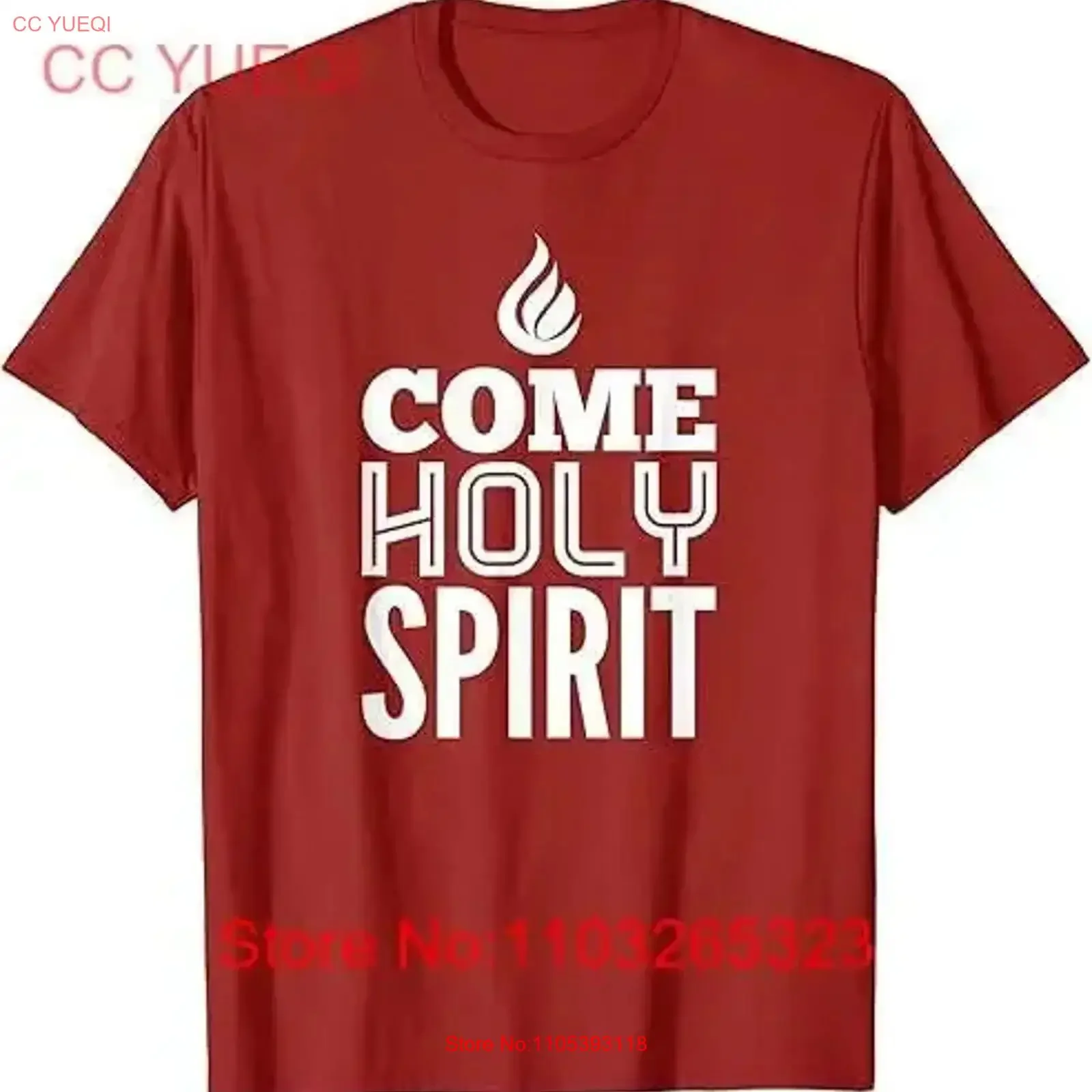New Limited Christian Holy Spirit Catholic Red Confirmation T Shirt vintage Washed Top For Everyday Wear graphic vintage homme