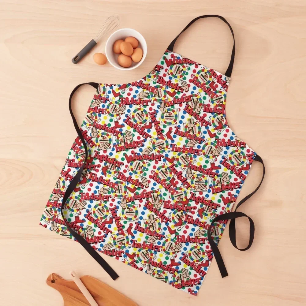 

Twister Game Apron household woman kindergarten teacher cookings for women Apron