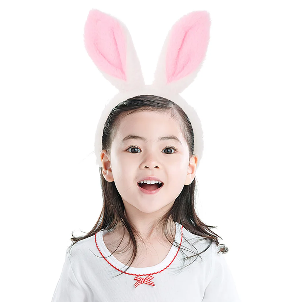 2개입 토끼 소녀 머리띠 만화 부활절 헤어 액세서리 파티 코스튬 헤드드레스 여성 소녀용 만화 머리띠