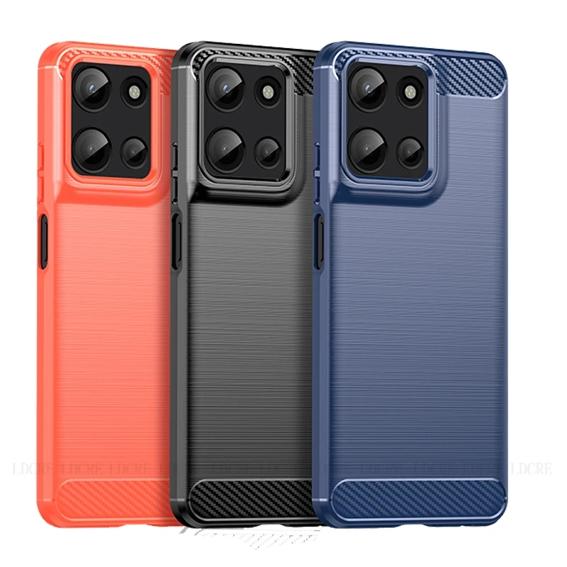

For Cover Motorola Moto G 5G 2025 Case Moto G 5G 2025 Capas Phone Bumper Shockproof TPU Soft Carbon Fiber Fundas Moto G 5G 2025