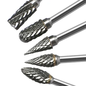 3mm shank tasarım) kesici taşlama için karbür, tungsten karbür döner aracı çapak çift elmas kesim döner dremel metal, ahşap, taşlama elektrikli 8 en çok satılan, freze bıçağı, 3mm ahşap - №4