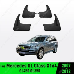 For Mercedes Benz GL Class X164 GL450 GL350 2007 2008 2009 2010 2011 2012 Mudflaps Splash Guards  Mudguards Mud Flaps