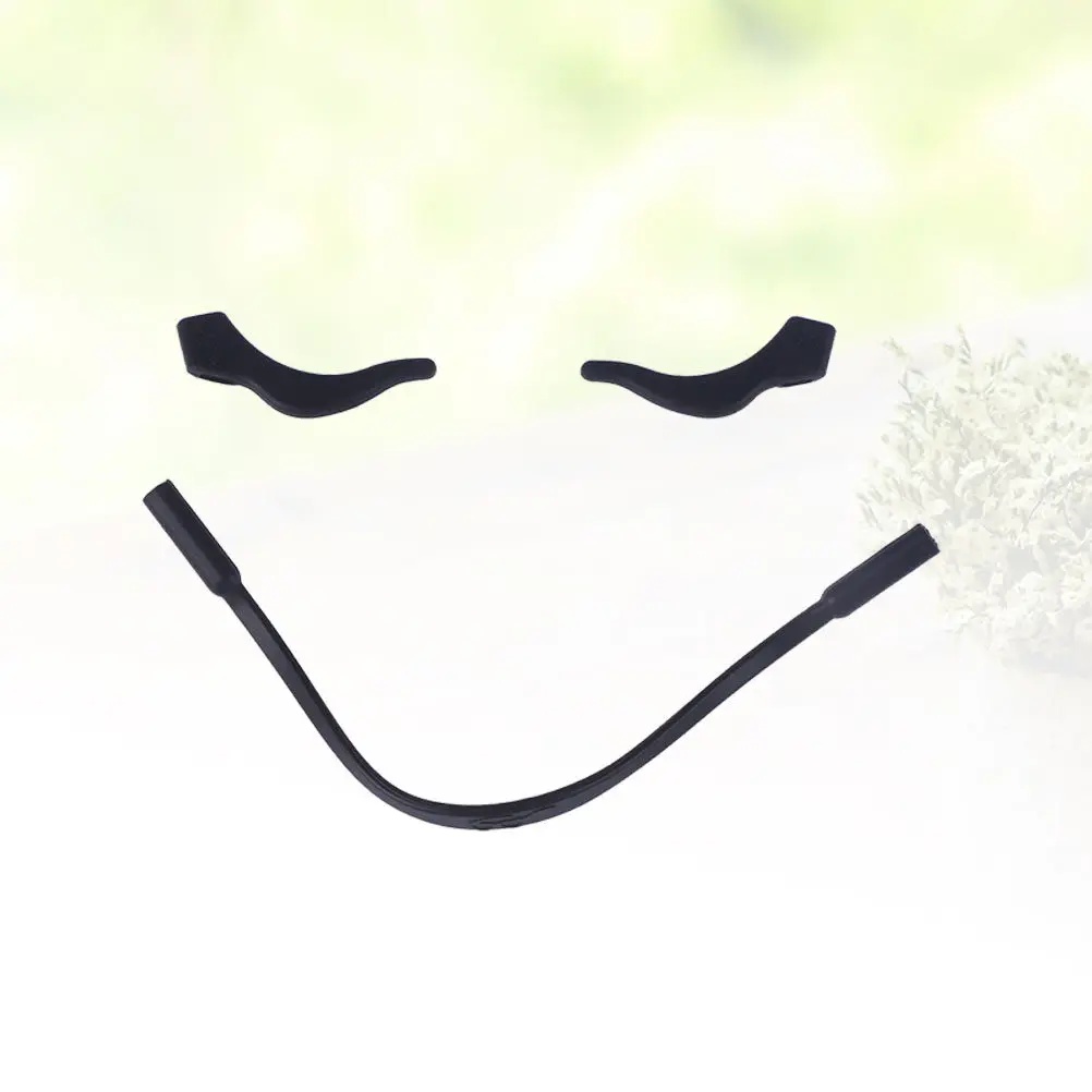 

3 комплекта силиконовых противоскользящих держателей для очков с крючками для ушей, эластичные, для детей и взрослых