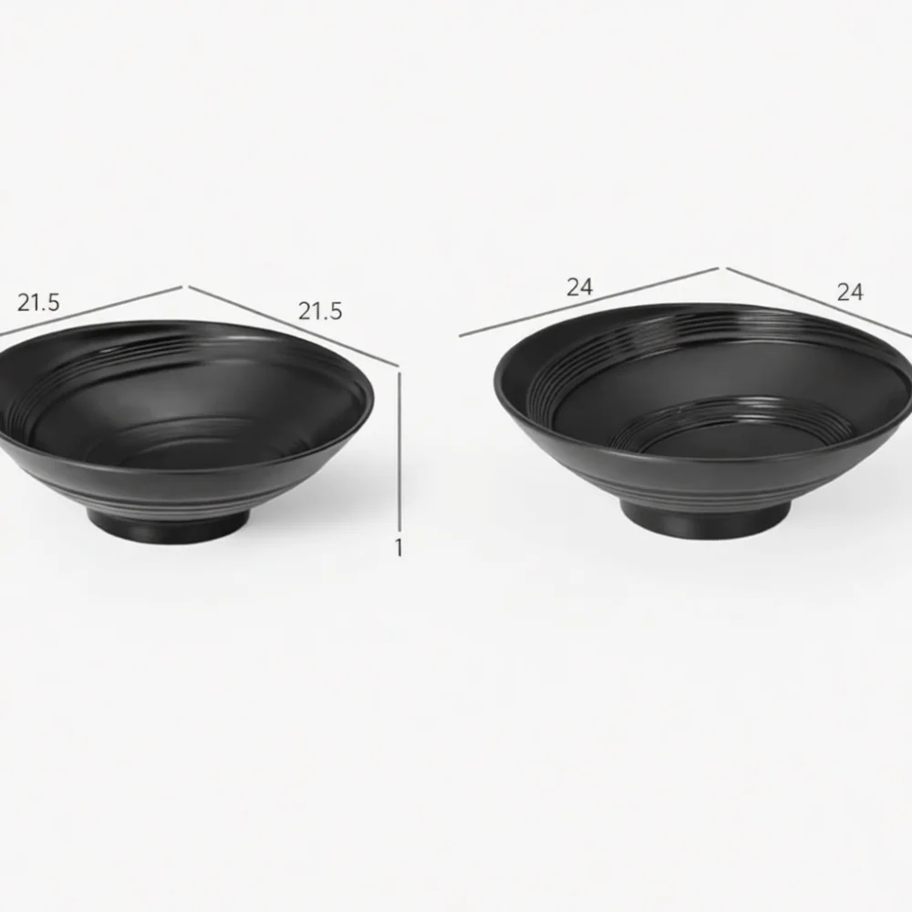 Premium Matte Black Melamine Rectangular Serving Dish Japanese Style Sushi Plate Durable Tableware For Daily Cooking Use