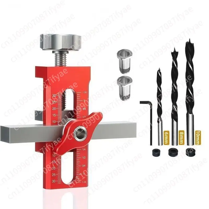 Cabinet door installation aid, aluminum alloy rebound, punching wardrobe door, door leveler, wood tools