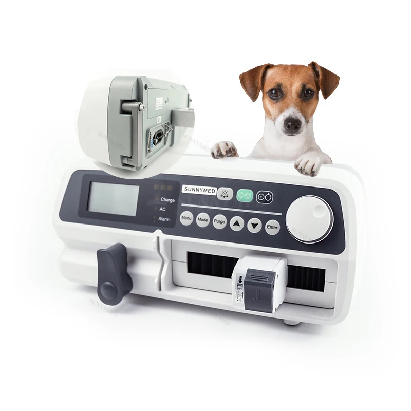 

SY-G079-2 Pet Digital Automatic Electric 5/10/20/30/50/60 ml Pump Iv Vet Veterinary Pump Medical