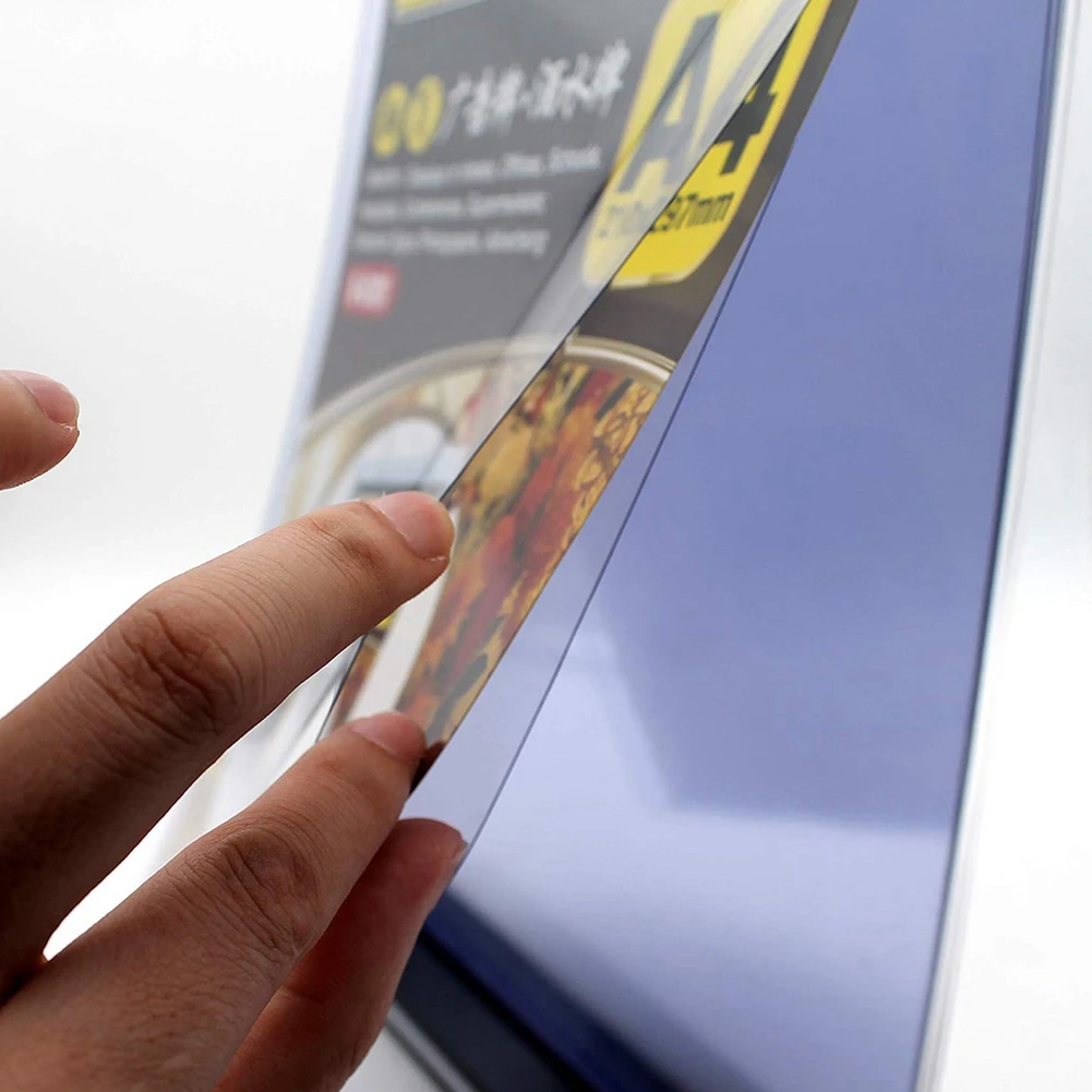 Ingenious-2X A4 Flip Table Menu Stand Multi-Page Table Card Rack Menu Display Stand Menu Holder