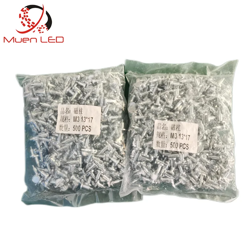 Muen 100pcs Magnetic for LED module and led display screen M3 and M4 magnetic screw for indoor and outdoor LED screen module