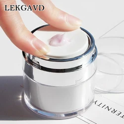 1pc 15g 30g 50g Cosmetic Jar Empty Acrylic Cream Cans,Press Cream Jar,Vacuum Bottle,Sample Vials,Airless Cosmetic Container New