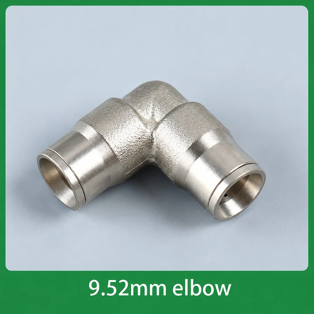 9.52mm High Pressure Misting System Connector Atomizing Nozzle Adapter Elbow Connector Nozzle Adapter Leak Proof Seal