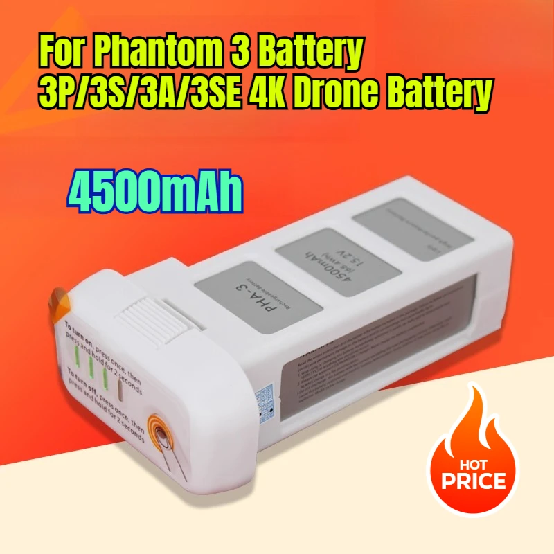 

4500mAh for Phantom 3 Battery 3P/3S/3A/3SE 4K Drone Battery