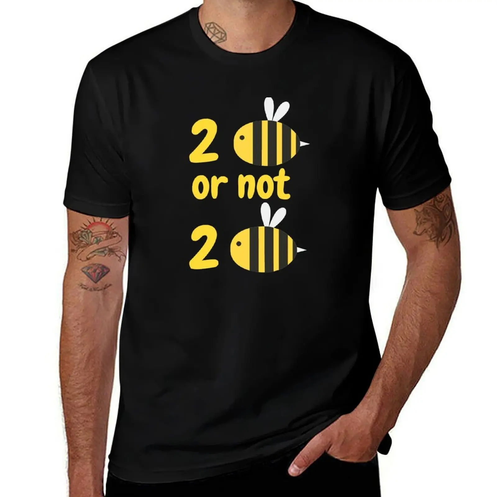

TO BE OR NOT TO BE T-Shirt man tshirt man t shirt heavy cotton cotton tshirt 100% T-Shirt