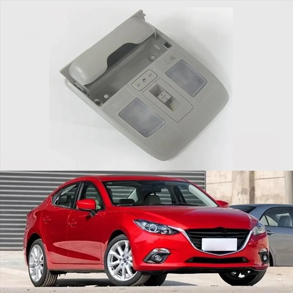 #35Z (Grey)Reading Lights Assembly with Sunroof Switch for Mazda 3 Axela 13-18,Automotive Parts & Accessories