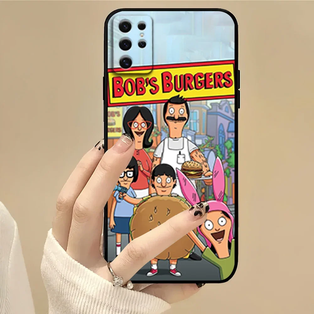 Cartoon B-Burgers B-Bobs Phone Case For Samsung S22 S23 A73 A72 A71 A54 A53 E ULTRA Color Soft Shell